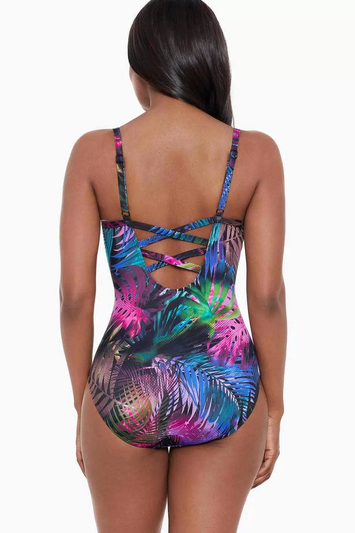 Miraclesuit Een Stuk<Pixel Palmas Bonita Badpak Uit Een Stuk Zwart/Multi