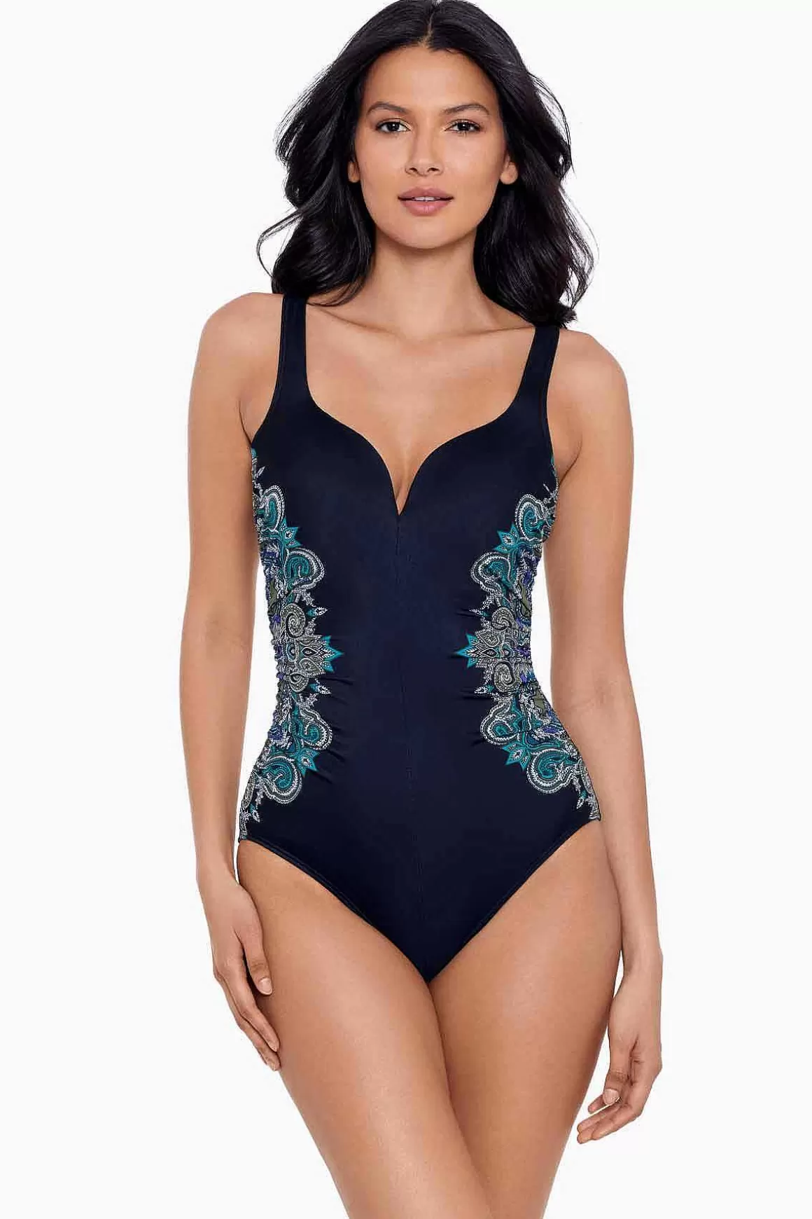 Miraclesuit Een Stuk<Precioso Temptress Badpak Uit Een Stuk Zwart/Multi